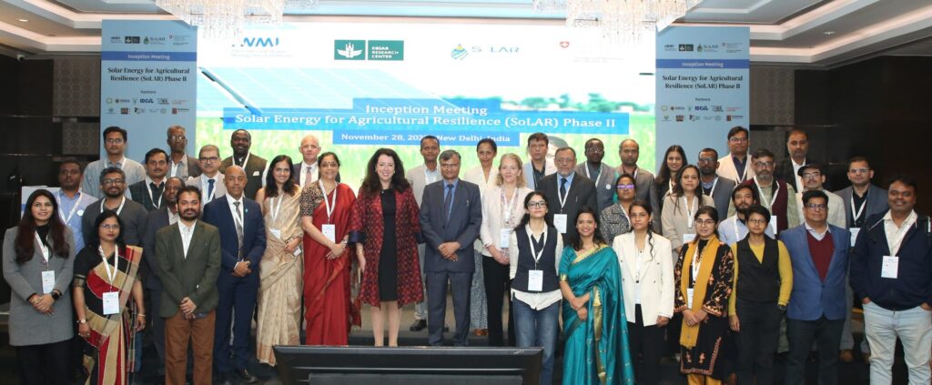 Solar Energy for Agricultural Resilience (SoLAR) Phase II Inception Workshop in India