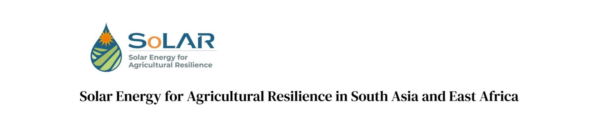 Solar Irrigation for Agricultural Resilience (SoLAR)